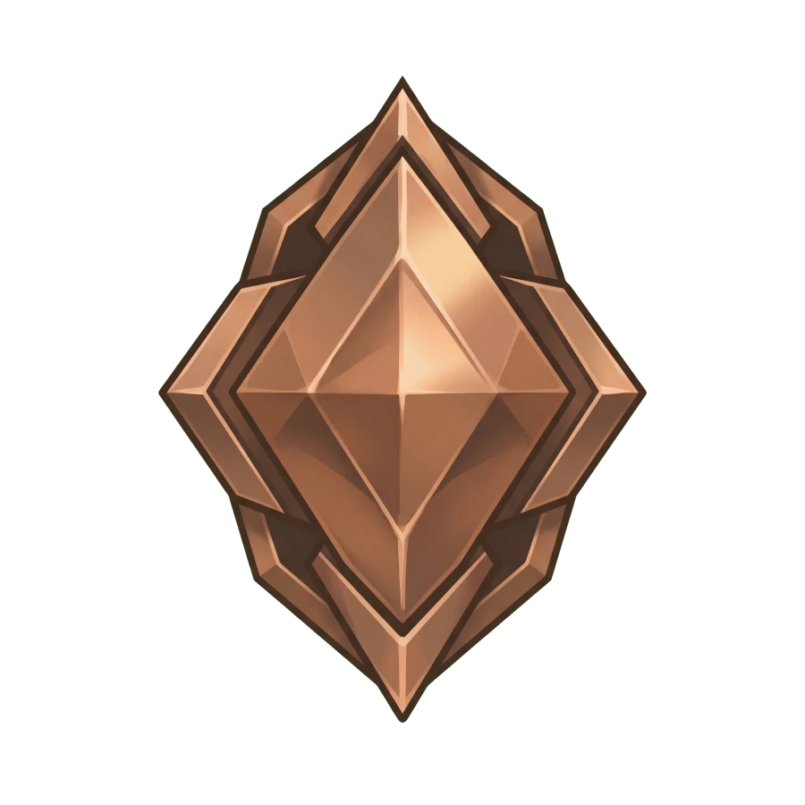 Bronze rank emblem