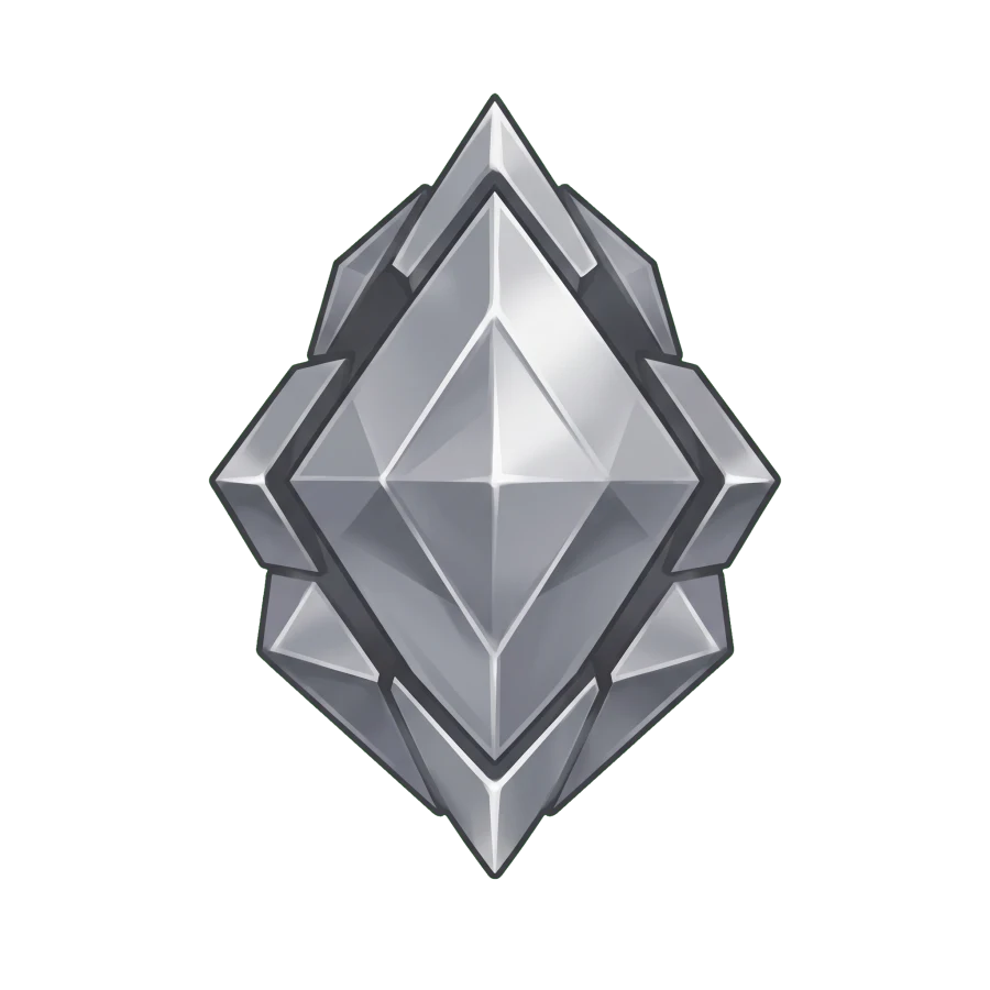 Silver rank emblem